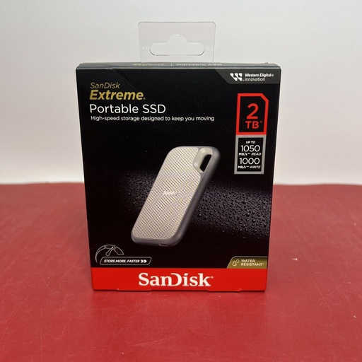 [7901-3] 🔥NEW! SanDisk 2TB Extreme Portable External SSD Drive SDSSDE51-2T00AW25 SEALED!