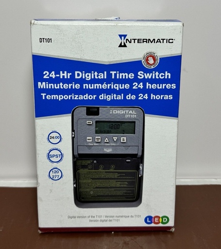 [7806-3] Brand New Intermatic  DT101 24 Hour Dial Digital Time Switch Electronic Controls