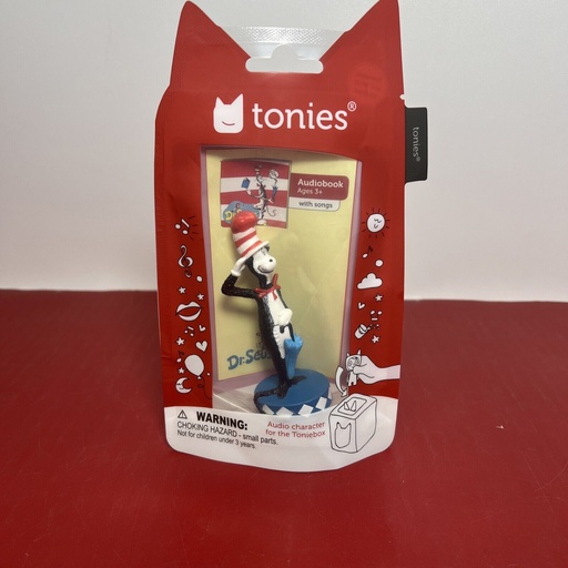 [7959-3] Tonies Dr. Seuss Character The Cat In The Hat Toniebox Audiobook Figurine  NEW