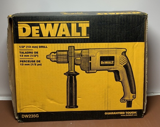 [8000-2] Brand New DEWALT DW235G 1/2" Variable Speed Corded Drill - Yellow