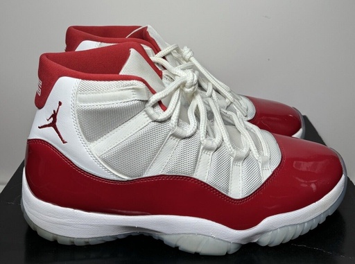 [7017-1] Nike Air Jordan 11 Retro Cherry 2022 Size 12 Red White Blue With Box CT8012-116