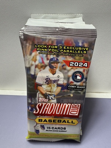 [8724-7] 2024 Topps Stadium Club Baseball Fat Pack (7x)