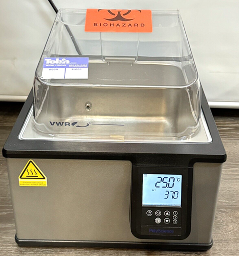 [I-1051] PolyScience WB10 General Purpose Digital Water Bath 120VAC 60Hz 8.6A