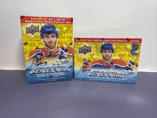 [9184-1 x 2] 2 X 2024-25 Upper Deck Series 1 Hockey Mega Box​​​s - TWO UNITS