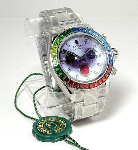 [9729-1] Brand New - Bape Bapex Type 4 30th Anniversary Watch - 42mm