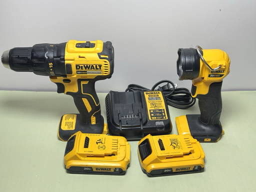 [freebie] DeWalt DCD777 20V MAX 1/2" Brushless Drill Driver w/ worklight, 2 batt, charger