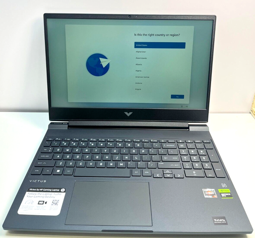 [8199-1] HP Victus Gaming Laptop Ryzen 5 7535HS RTX 2050 32GB Ram 1TB SSD 15.6"