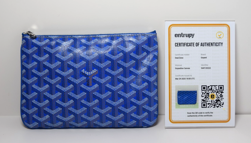[9969-1] Goyard Senat Zip Pouch Coated Canvas PM