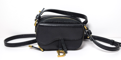 [9939-2] CHRISTIAN DIOR Mini Saddle Strap Pouch