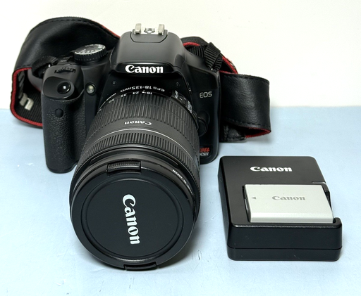 [10047-1] Canon EOS Rebel XSi 12MP DSLR Camera Kit W 18-135mm lens - No Shutter count