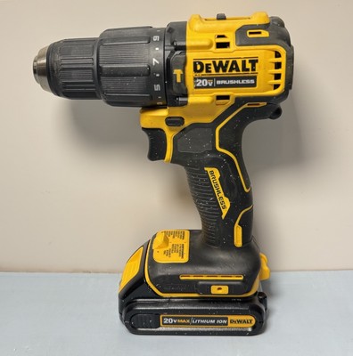 [10065-2] DEWALT DCD709 ATOMIC 20V MAX Hammer Drill  w 1.5Ah battery and bag