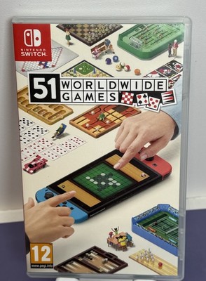 [FRB] 51 Worldwide Games Nintendo Switch Board Game Cartridge & Case Tested Working