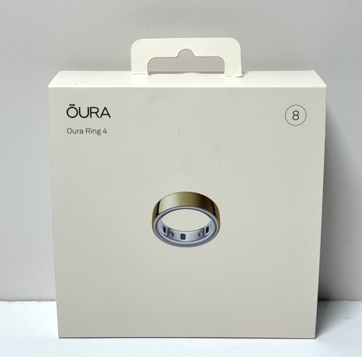 [10195-1] Oura Ring 4 Smart Ring 4th Gen. Size 8 Gold Color Activity Tracker -New Sealed