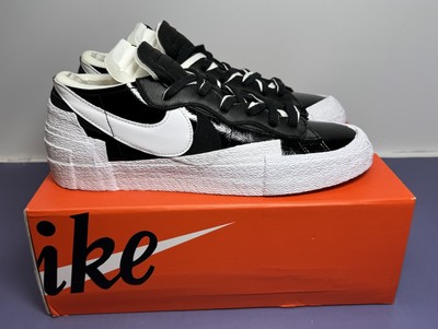 [JP] Brand New Nike Blazer Low x Sacai Shiny Black 2022- Mens Size 12