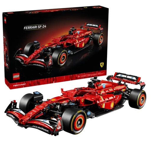 [10224-2] LEGO Technic Ferrari SF-24 F1 Model Car Kit Building Set for Adults, Ages 18+
