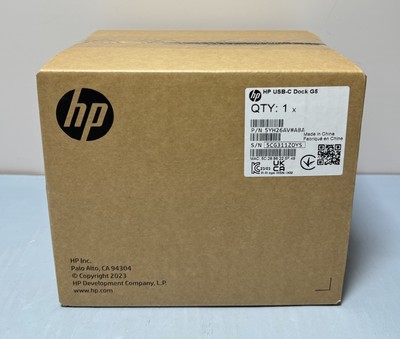 [10232-1] Brand New - HP USB-C Dock G5 Docking Station HDMI DP 4K 5YH26AV#ABA