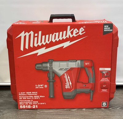 [10292-2] Milwaukee 5518-21 1-3/4" SDS MAX Corded Rotary Hammer - Brand New