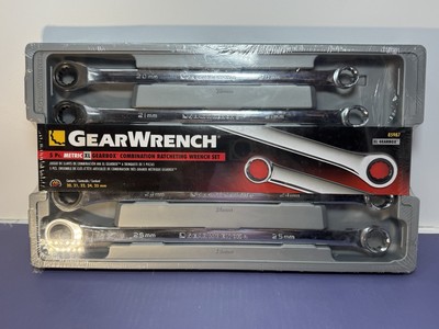 [10402-2] GEARWRENCH 5 Pc. GearBox 12 Pt. XL Double Box Ratcheting Wrench Set w/ Case