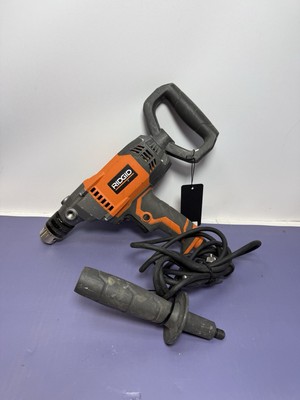 [10324-2] RIDGID CORDED DRILL R7122VN CHUCK SIZE 1/2" (PZ2002828) w/ Auxillary Handle