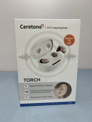Ceretone Torch OTC Rechargeable Hearing Aid - Model: CE-A18A