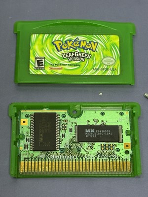 Pokemon LeafGreen Version (Nintendo GameBoy Advance, GBA) Authentic Game Cart