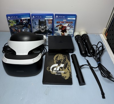 [10169-1] PS4 Complete VR Virtual Reality PSMove Controller PS4 Camera + Games  Bundle