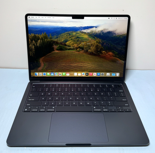 [8383-1] Apple MacBook Air 2022 13" 256GB SSD M2 8GB RAM A2681 Midnight -100% batt
