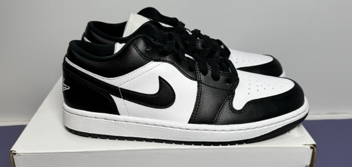 [10419-1] New - Nike Women's Air Jordan 1 Low Panda Black White DC0774-101 US Size 8