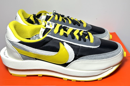 [10392-3] Nike LD Waffle sacai Undercover Black Bright Citron Yellow DJ4877-001 SZ 13 Men