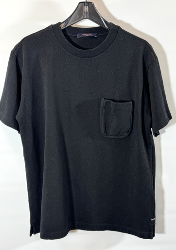 [10338-1] Louis Vuitton T-SHIRT L Black RM222Q-TCL-HIY49W