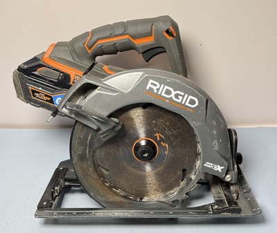 [6969-1] RIDGID R8652 7-1/4" 18 VOLT CORDLESS CIRCULAR SAW W 6.0Ah battery