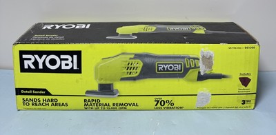 [7500-3] NEW Ryobi DS1200 120V 0.4A 2-7/8" Detail Sander