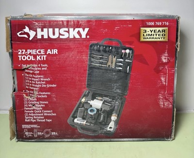 [9494-7] Husky 27-Piece Air Tool Kit HDK1008 1006 769 716 -New