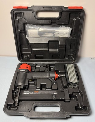 [9791-1] BANKS 18 Gauge 1/4 in. Crown Air Stapler 64156 CG1028737  w Case Manual