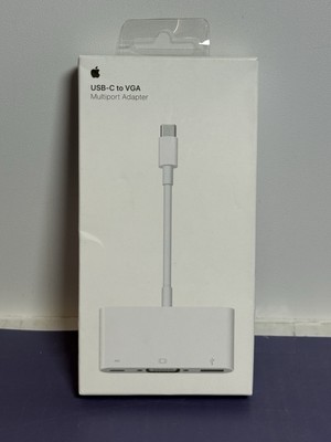 [7392-1] Apple -  USB-C to VGA Multiport Adapter - A1620 - MJ1L2AM/A - White - Brand New