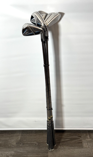 [10596-1] TaylorMade SIM MAX Iron Set 5-9 Dynamic Gold X100 Shaft-Great condition X-Flex