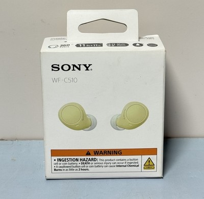 [10683-2] Sony WFC510Y Earbuds Truly Wireless in Yellow - WFC510/Y