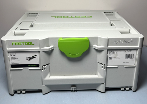 [10693-6] Festool Domino DF 500 Q Joiner Set with Systainer Case Kit-Excellent