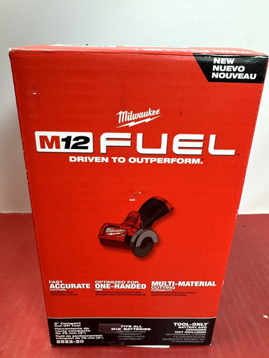 [10725-4] Milwaukee 2522-20 M12 12 Volt FUEL™ 3" Compact Cut Off Tool SEALED