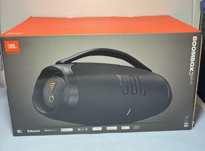 [10711-1, 10727-1] JBL Boombox 3 WiFi Portable Bluetooth Speaker Powerful Sound Monstrous Bass