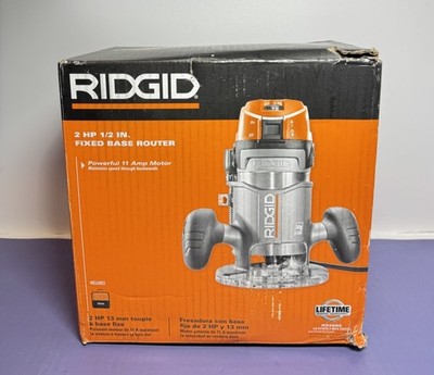 [10781-2] Ridgid R22002 11 Amp 2 HP 1/2 in. Corded Fixed Base Router