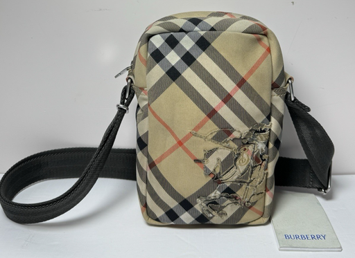 [10720-1] Burberry Check Phone Bag