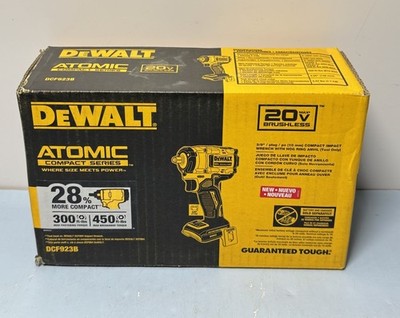[10746-2] NEW DeWalt 20V Brushless 3/8" Compact Impact Wrench Hog Ring Anvil DCF923B