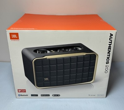 [10697-2] JBL Authentics 200 Smart Home Speaker -Black JBLAUTH200BLKAM - Sealed