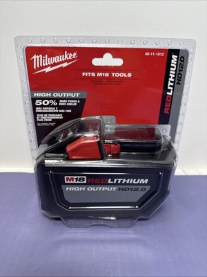 [10857-1] Milwauke 48-11-1812 M18 REDLITHIUM HIGH OUTPUT HD 12.0 Battery Pack ! GENUINE !
