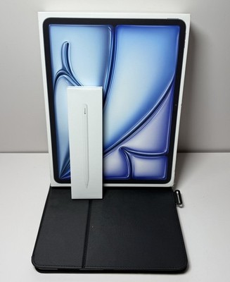 [10754-1] Apple iPad Air 13" M3 Blue A3269 128 GB Wi-Fi+5G-Unlocked w pencil