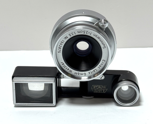 [10779-1] Leitz Wetzlar Summaron 35mm f/3.5 Lens +Leitz 35mm Viewfinder M39 LTM Mount