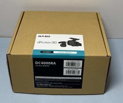 [10878-1] New RAZO Dash Cam DC4000RA, Simultaneous 3 Channel 360-Degree Recording