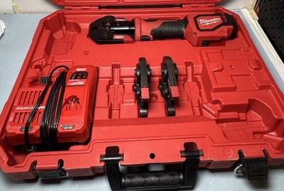 [10859-2] Milwaukee 2674-20 M18 Short Throw Press 2674-20 Tool Kit Viega PureFlow PEX