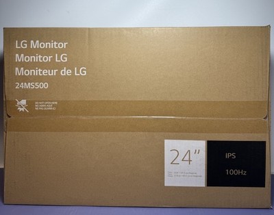 [10957-8] LG 24MS500-B 24" IPS 1920x1080 100Hz 5ms HDMI Borderless Design Monitor